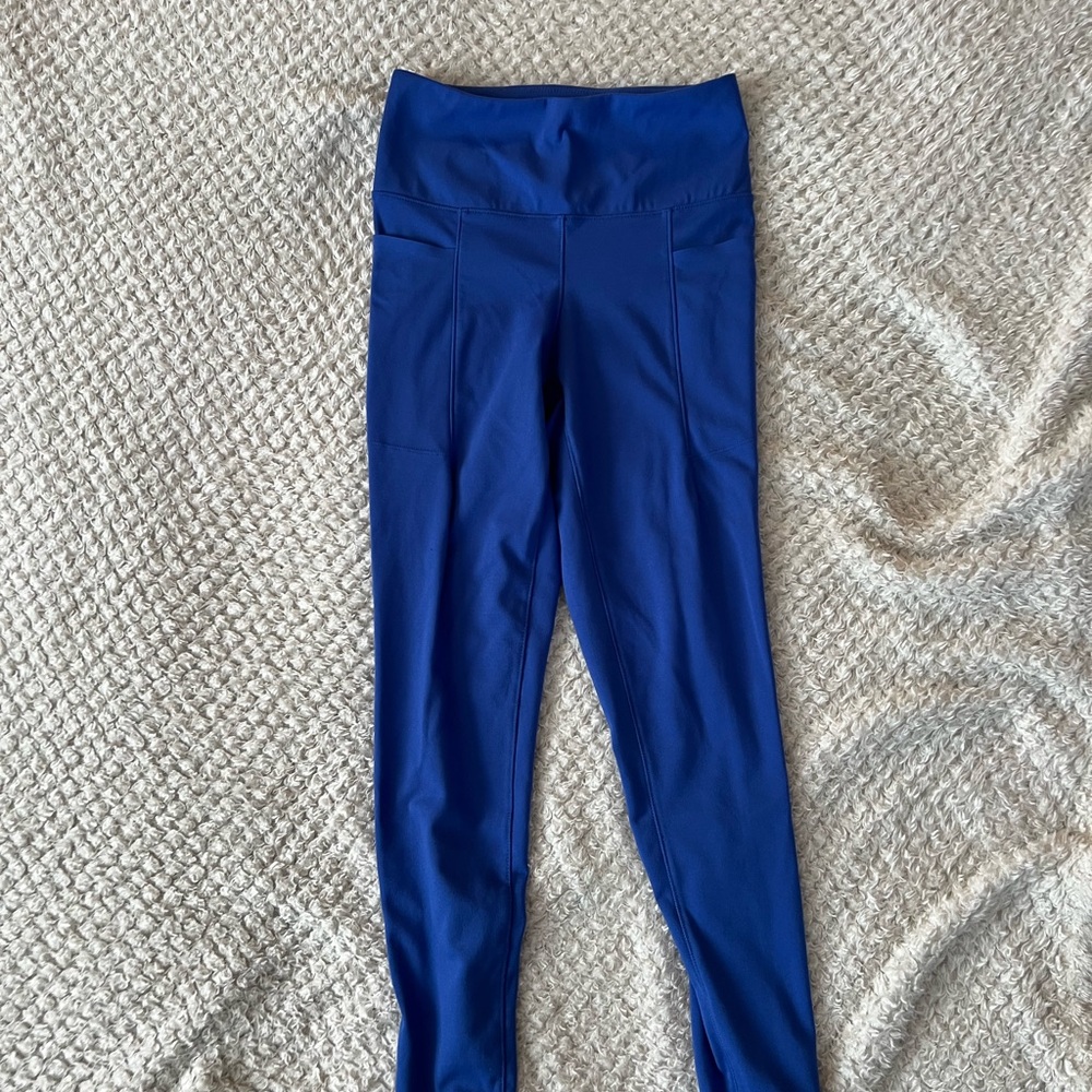 Blue High waist leggings